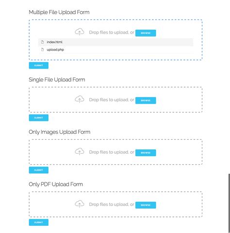 drag and drop jquery example|drag and drop files example.